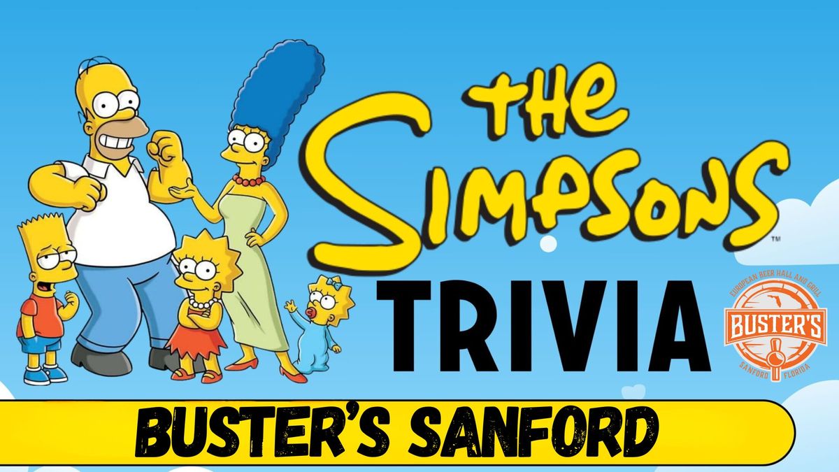 The Simpsons Trivia @ Buster's Sanford