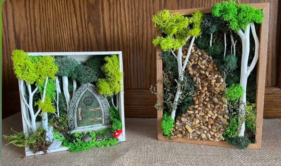 Kutztown Community Library Moss Frame Workshop