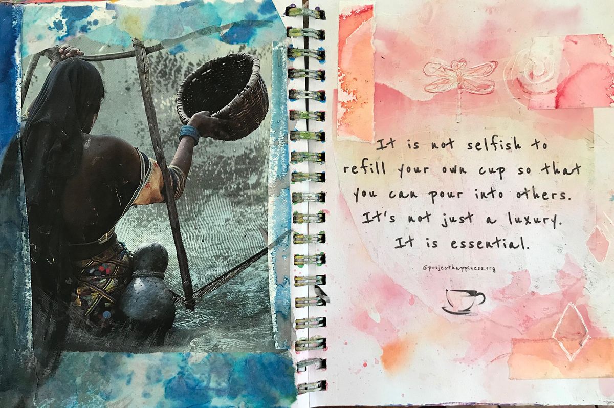 Poetry, Lyrics and Quotes OH MY! - an art journaling workshop