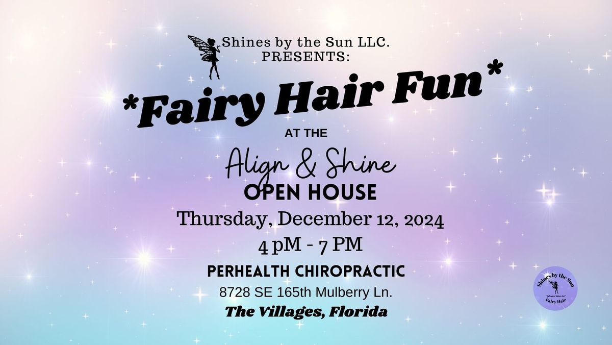 Fairy Hair Fun at Perhealth Chiropractic's *Align & Shine* Open House