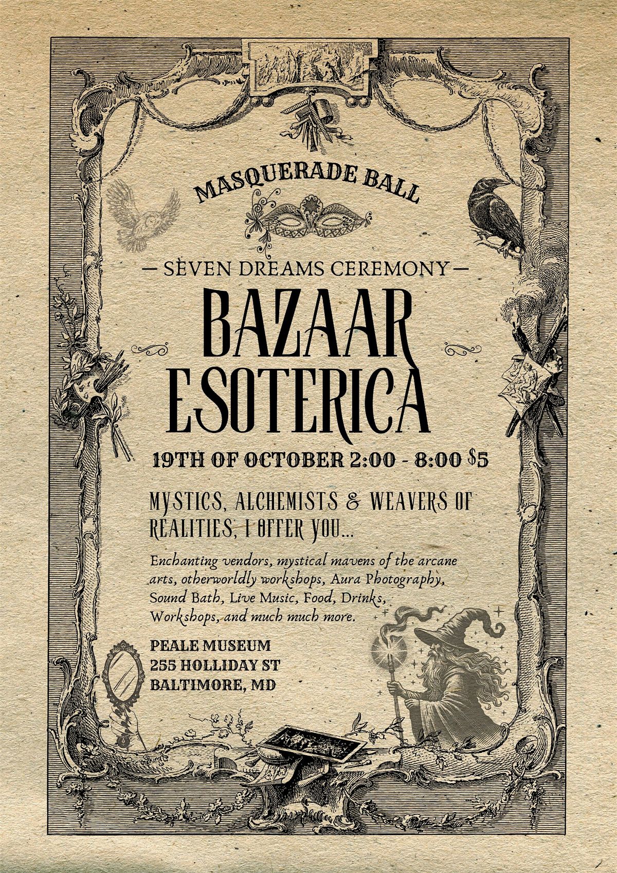 Bazaar Esoterica Masquerade Ball