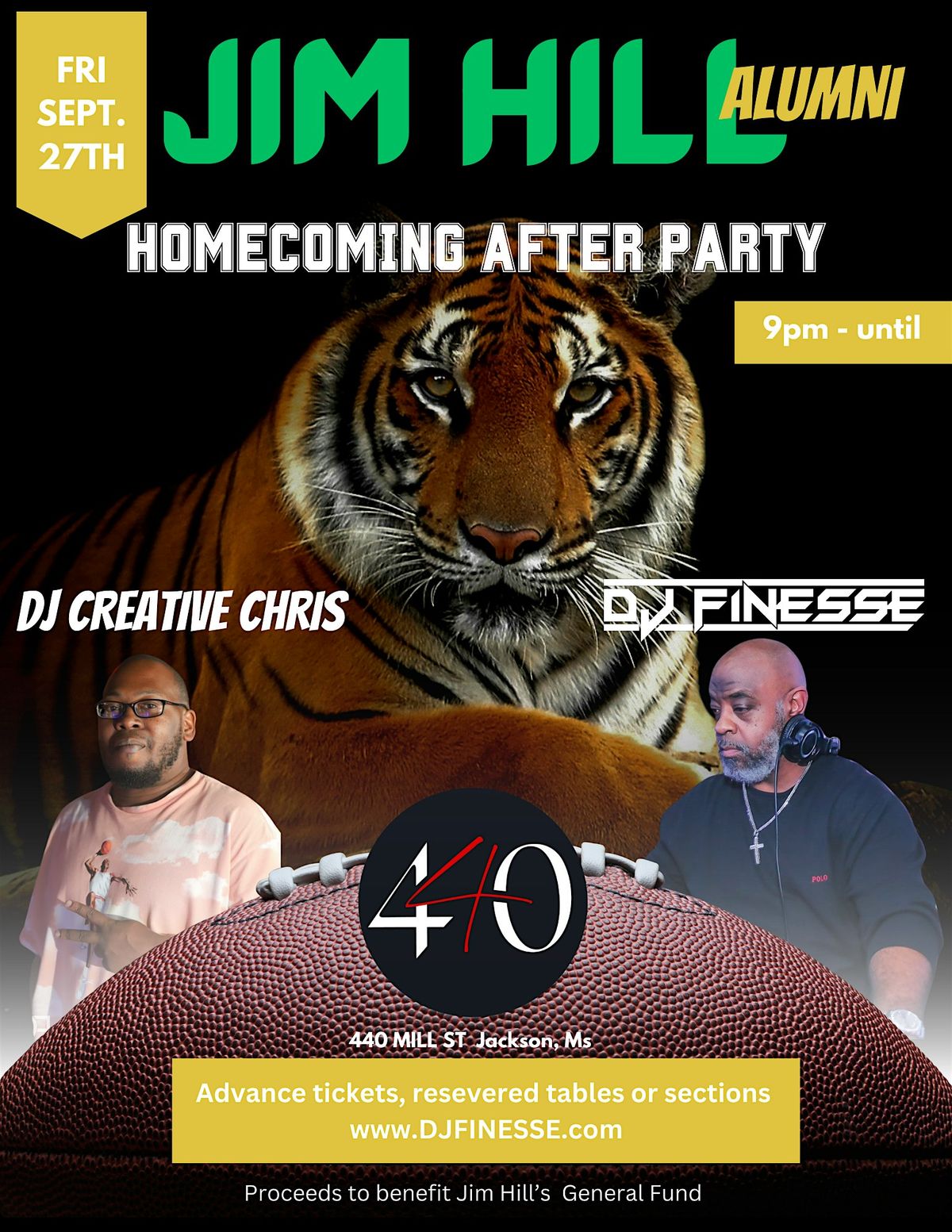 JIM HILL ALUMNI HOMECOMING PARTY