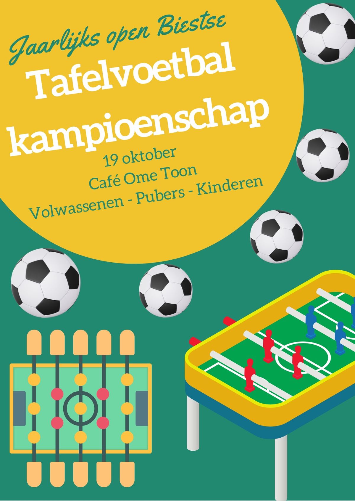 Open Biestse tafelvoetbal kampioenschappen 