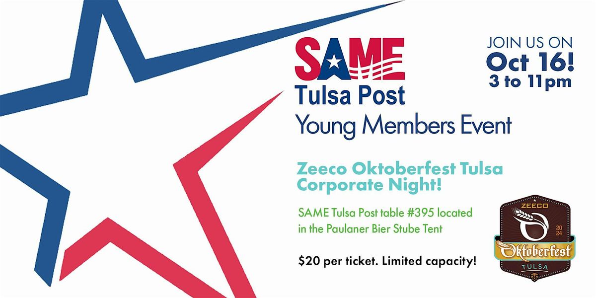 SAME Tulsa Young Member Event - Oktoberfest Corporate Night!