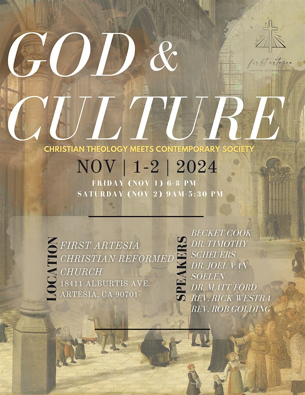 GOD & CULTURE: Christian Theology Meets Contemporary Society