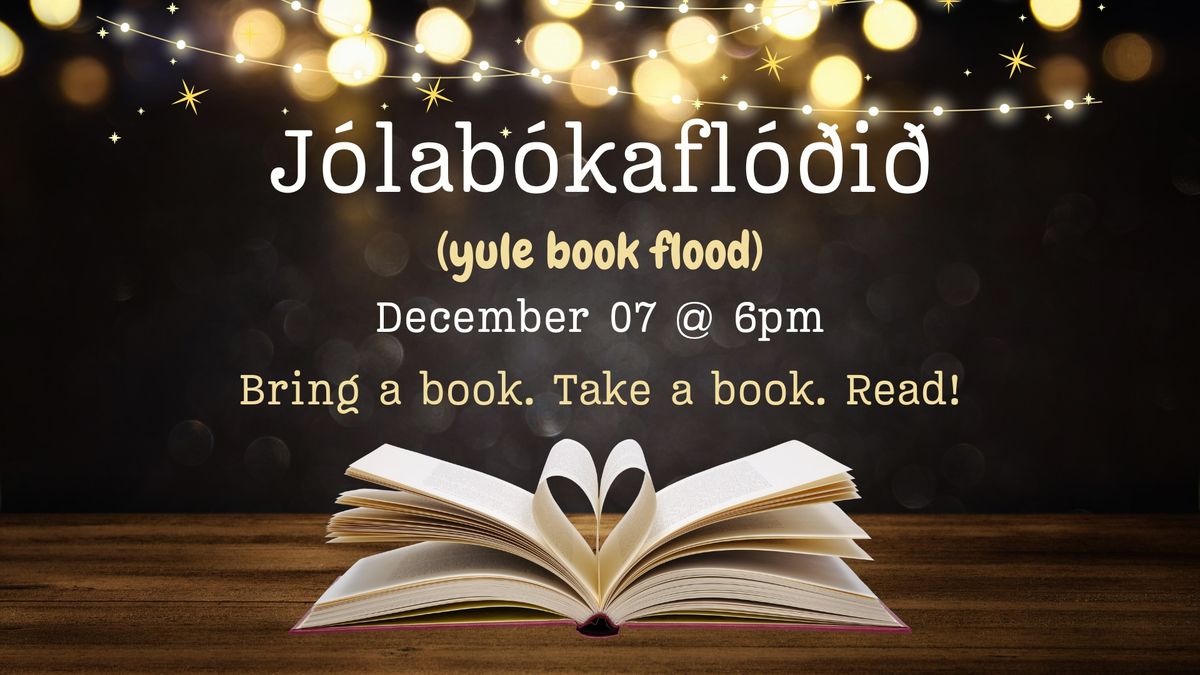 J\u00f3lab\u00f3kafl\u00f3\u00f0i\u00f0 (yule book flood)