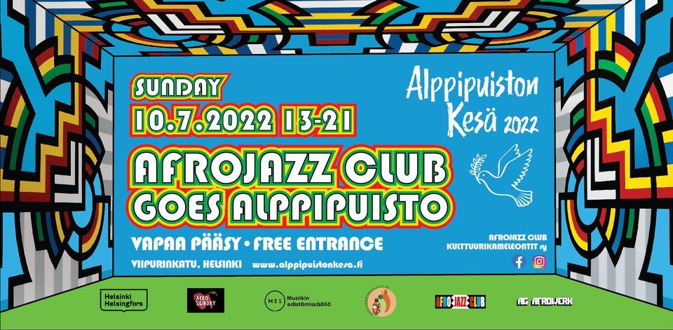Afrojazz Club goes Alppipuisto 2022