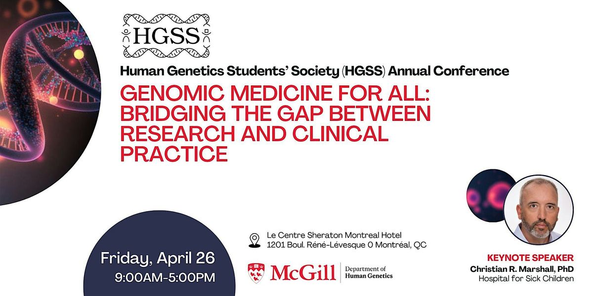HGSS 2024 Conference: Genomic Medicine For All
