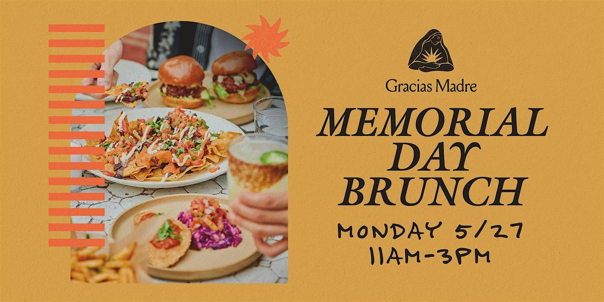 Memorial Day Brunch & Catering at Gracias Madre West Hollywood