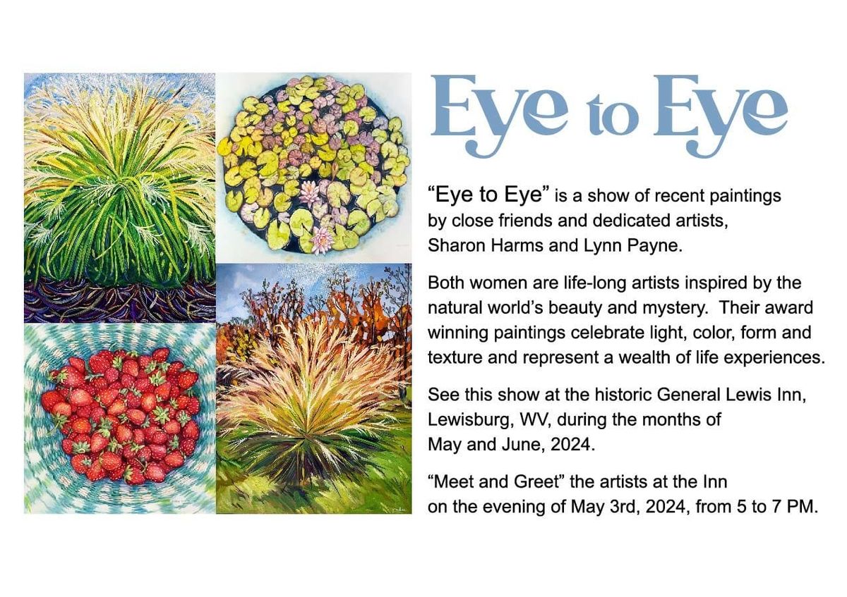 Eye to Eye Art Gallery Exhibit with