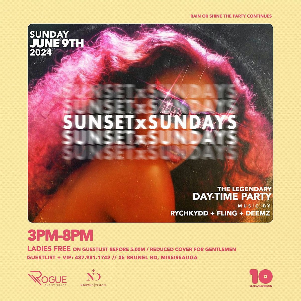 SunsetxSundays - Every Sunday @ Rogue Nightclub