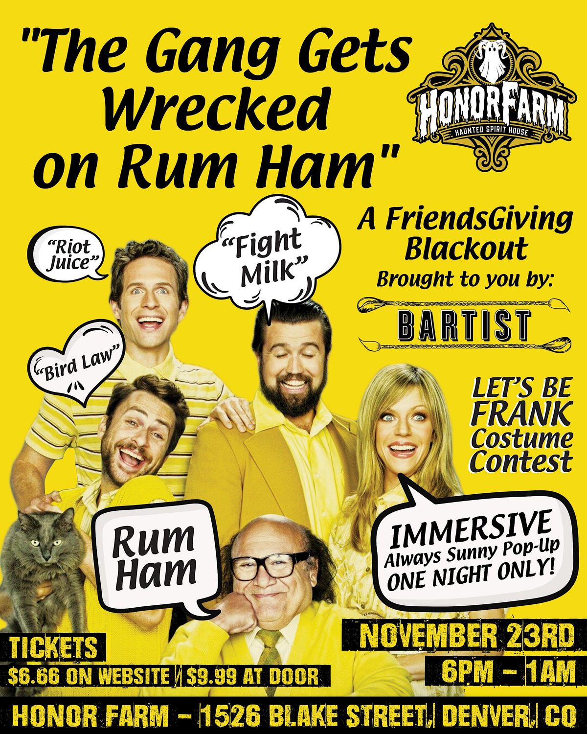 The Gang Gets Wrecked on Rum Ham - Always Sunny Themed Friendsgiving