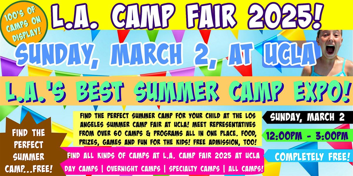 LA Camp Fair at UCLA Pauley Pavilion