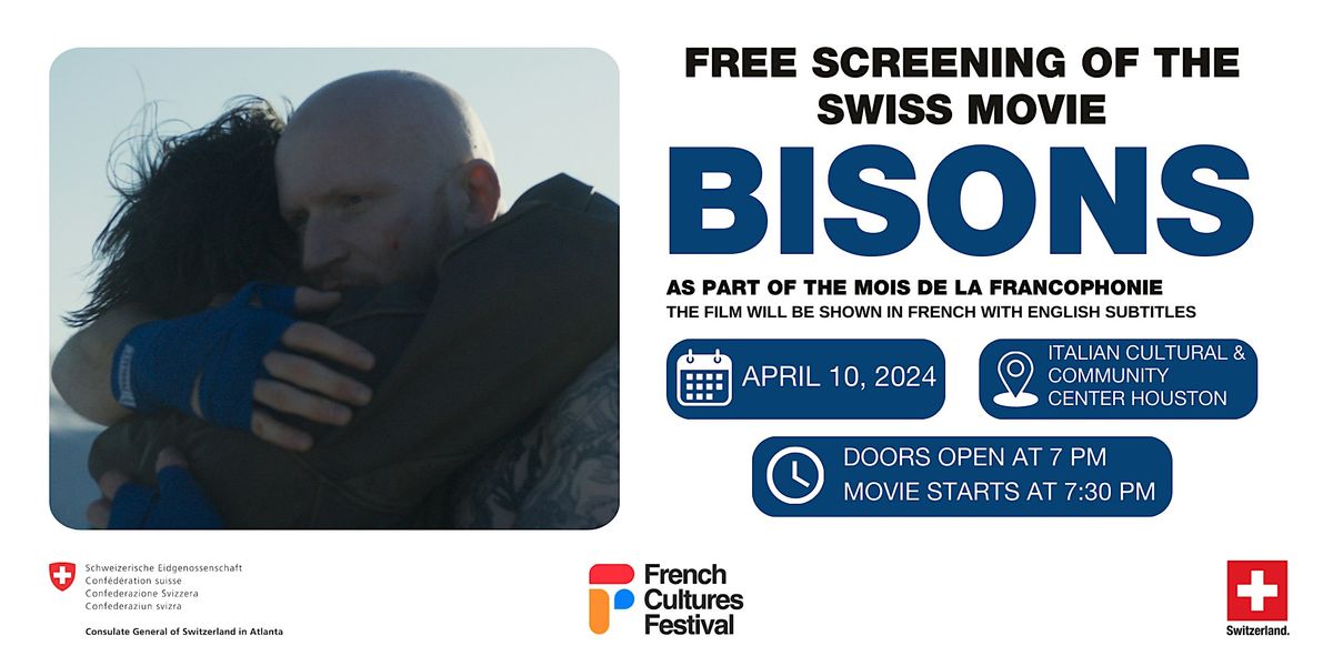 Screening of the Swiss movie BISONS