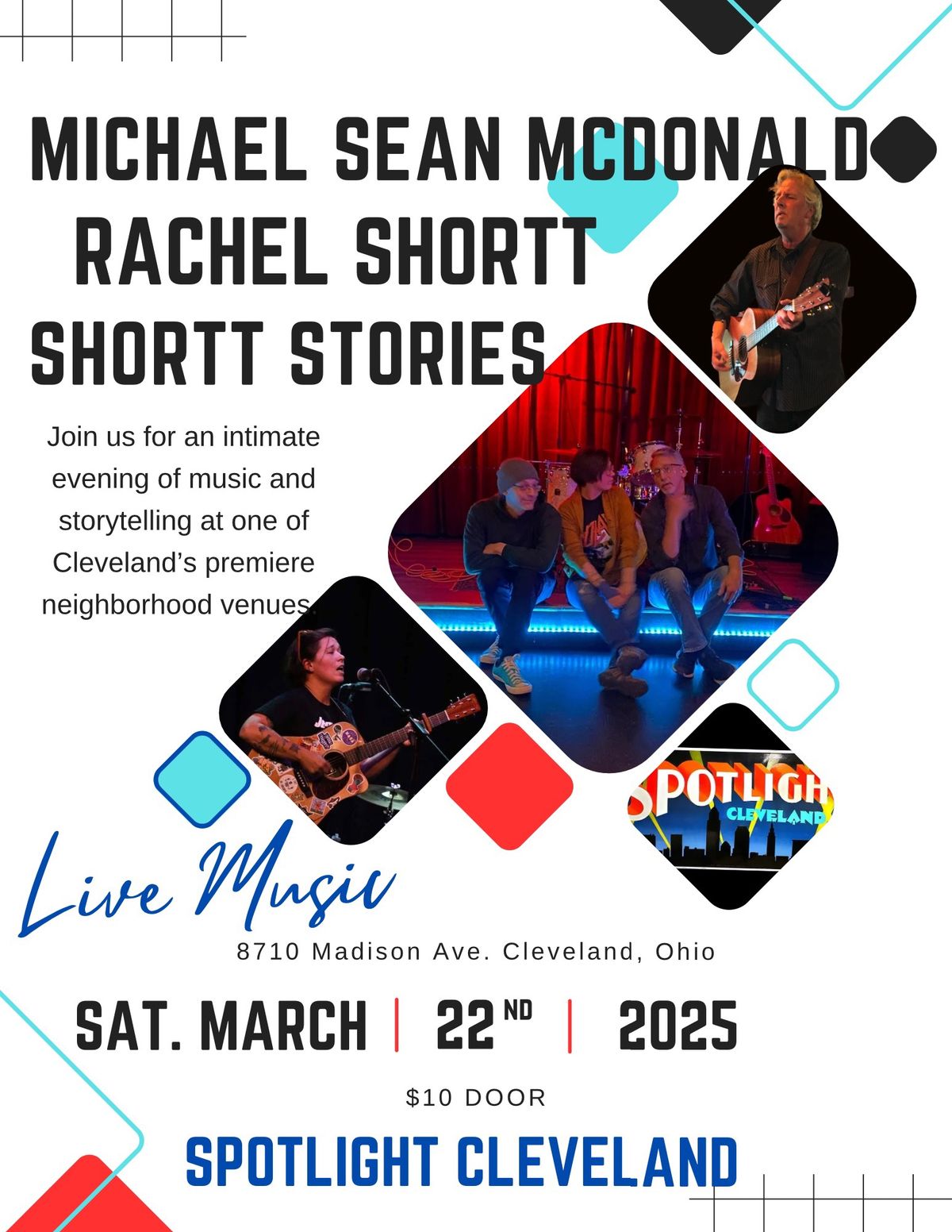 Rachel Shortt and Michael Sean McDonald at Spotlight Cleveland 