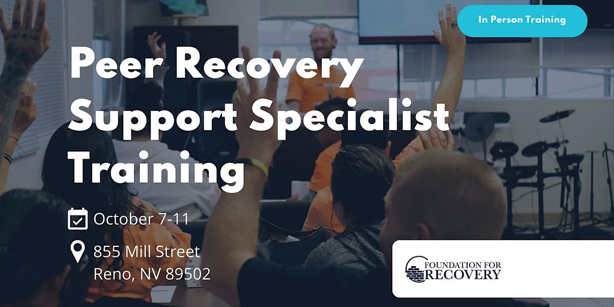 Peer Recovery Support Specialist Training