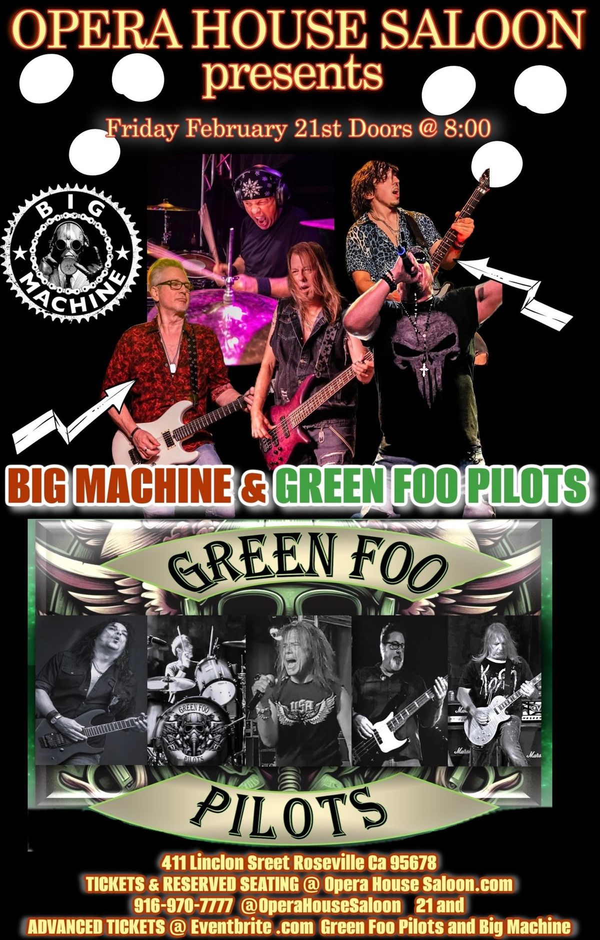 BIG MACHINE & Green Foo Pilots Rock the Opera House!