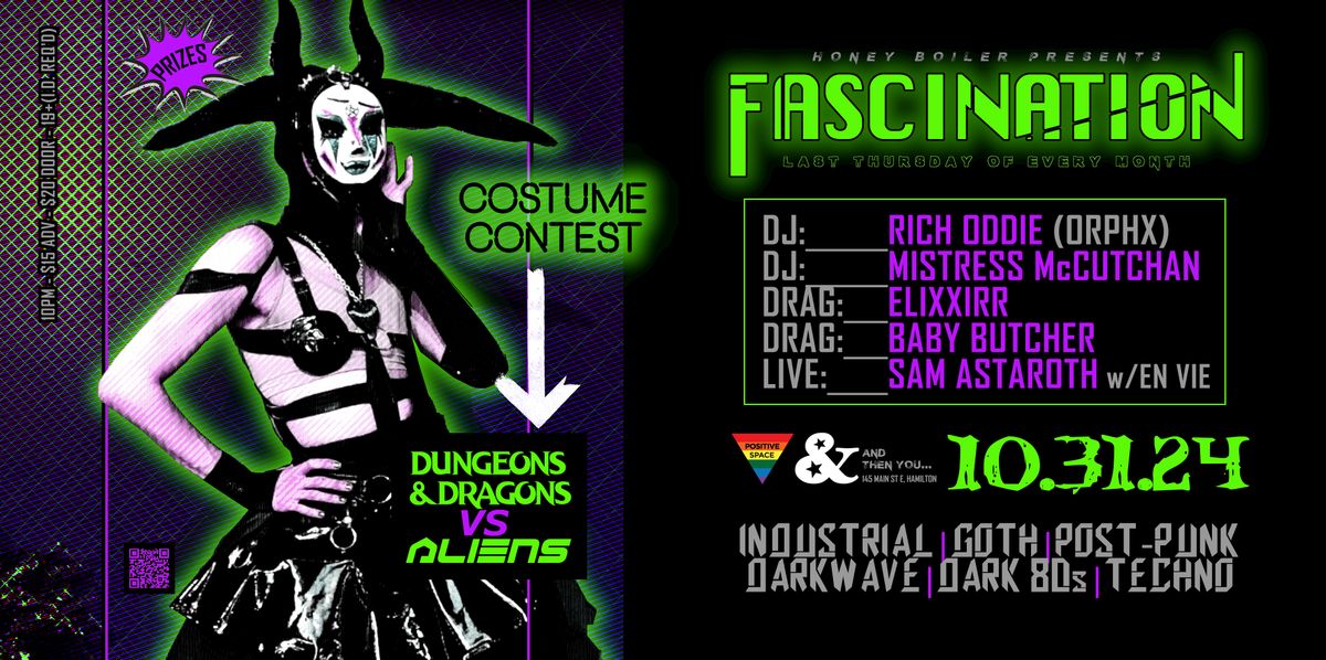 FASCINATION Dark DJ Nights ON HALLOWEEN!! \/\/ Costume Contest: DnD vs Aliens