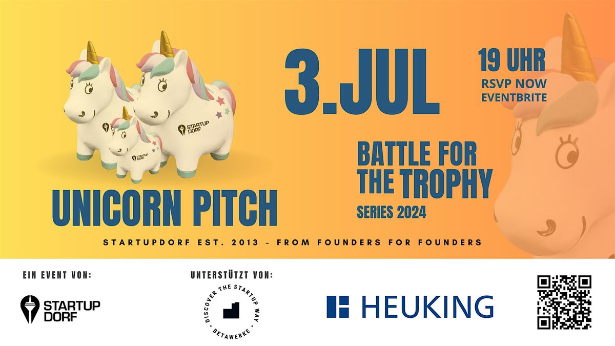 StartupDorf Unicorn Pitch Series 2024  - Female Founders Version