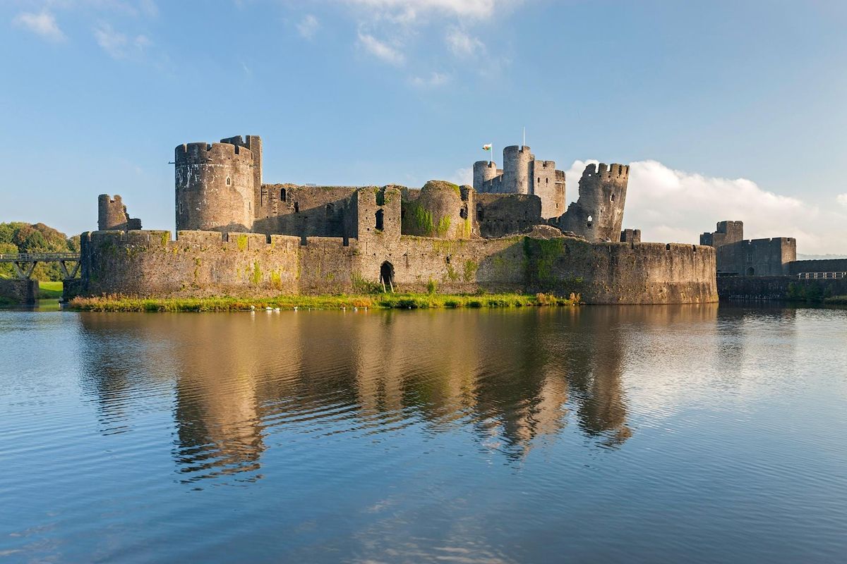 One Amphitheatre, Tintern Abbey And Three Castles From Cardiff