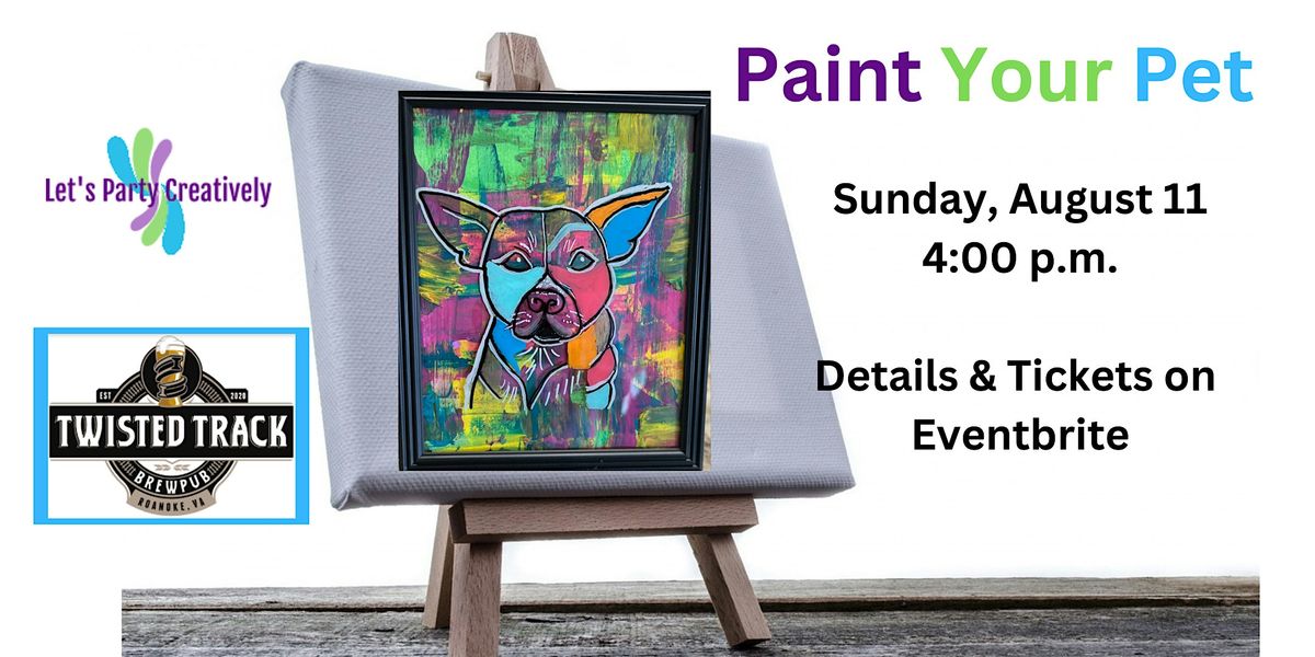 Paint Your Pet Party - Modern Style