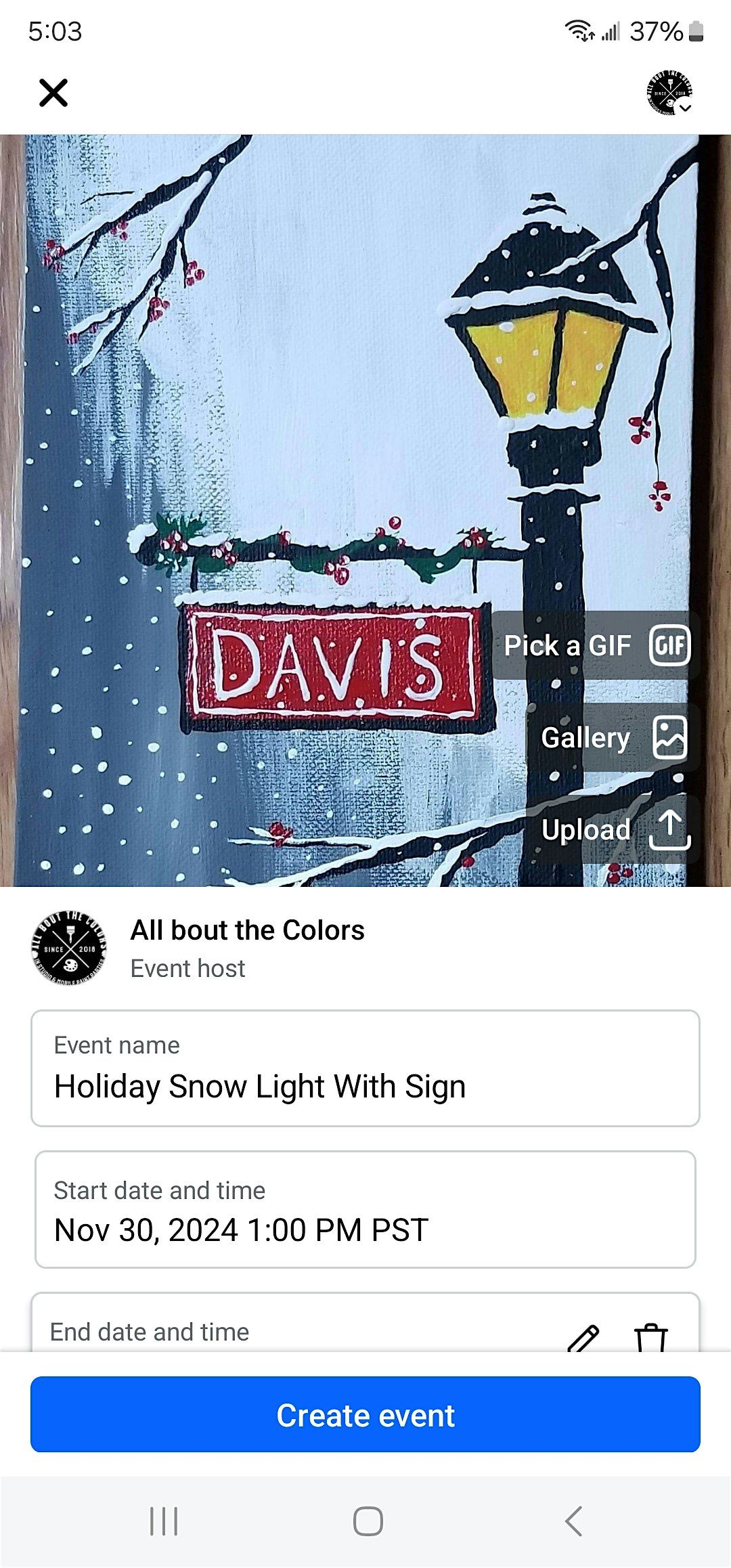 HOLIDAY SIGN