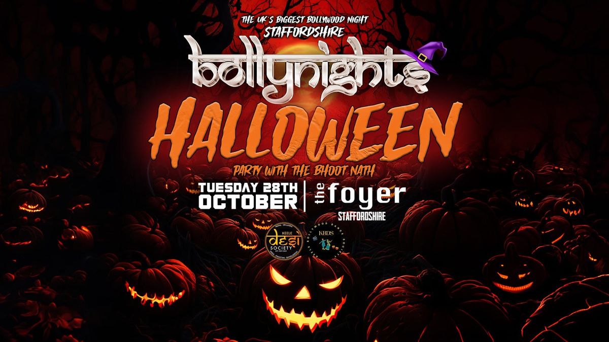 Bollynights Staffordshire - Halloween Special | Tuesday 28th October | The Foyer