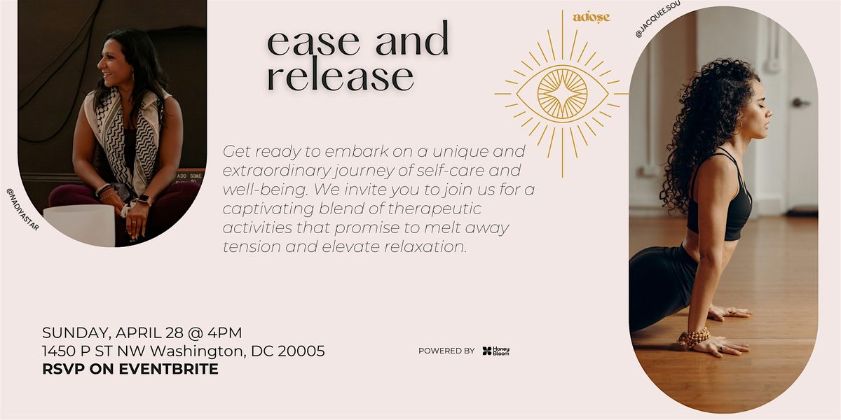 Ease & Release: 2hr Somatic Movements, Breathwork and Sound Bath
