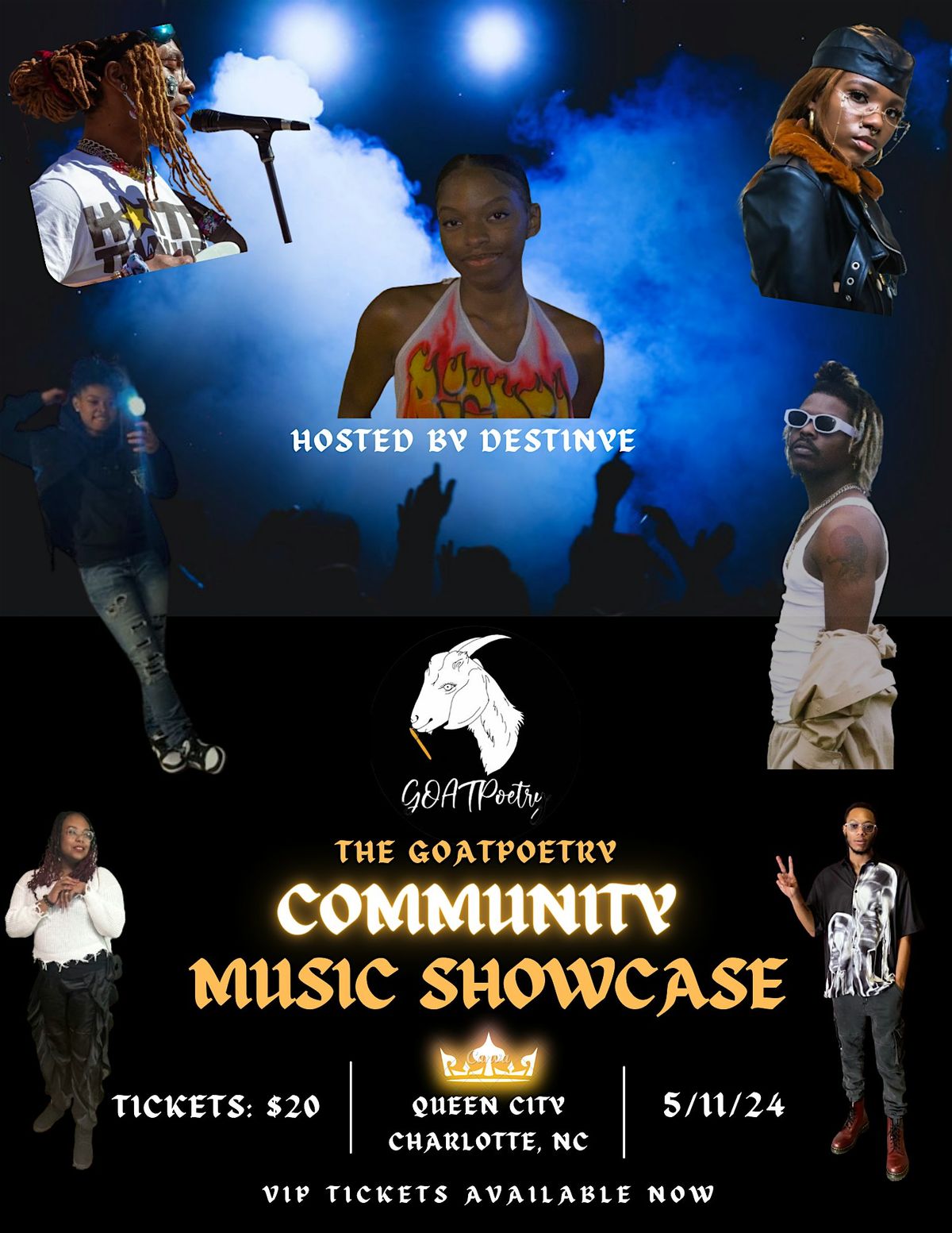The GOATPoetry Community Music Showcase