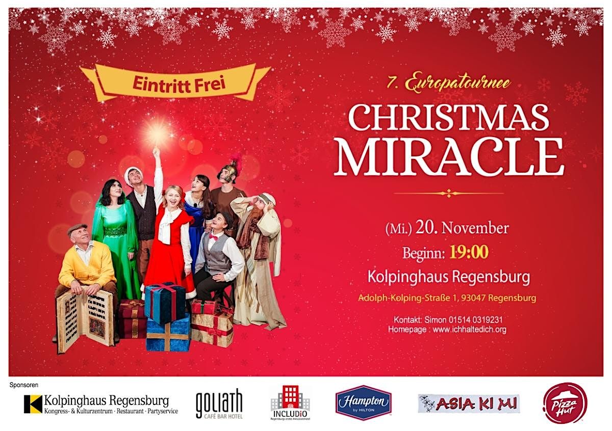 Der 7. Christmas Miracle Musical-Konzert!