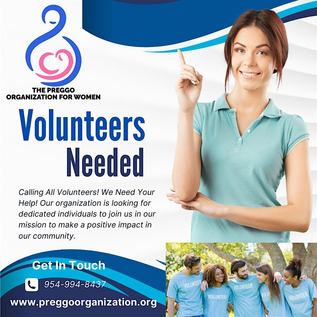 CALL FOR VOLUNTEERS!!