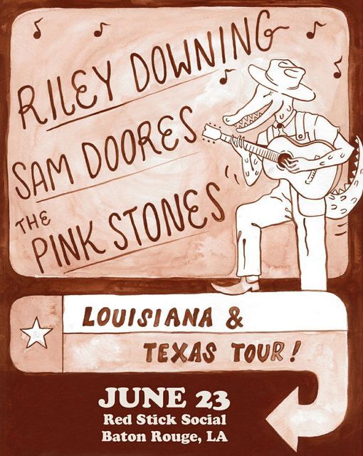 "One-off Wednesday" with Riley Downing, Sam Doores and The Pink Stones!