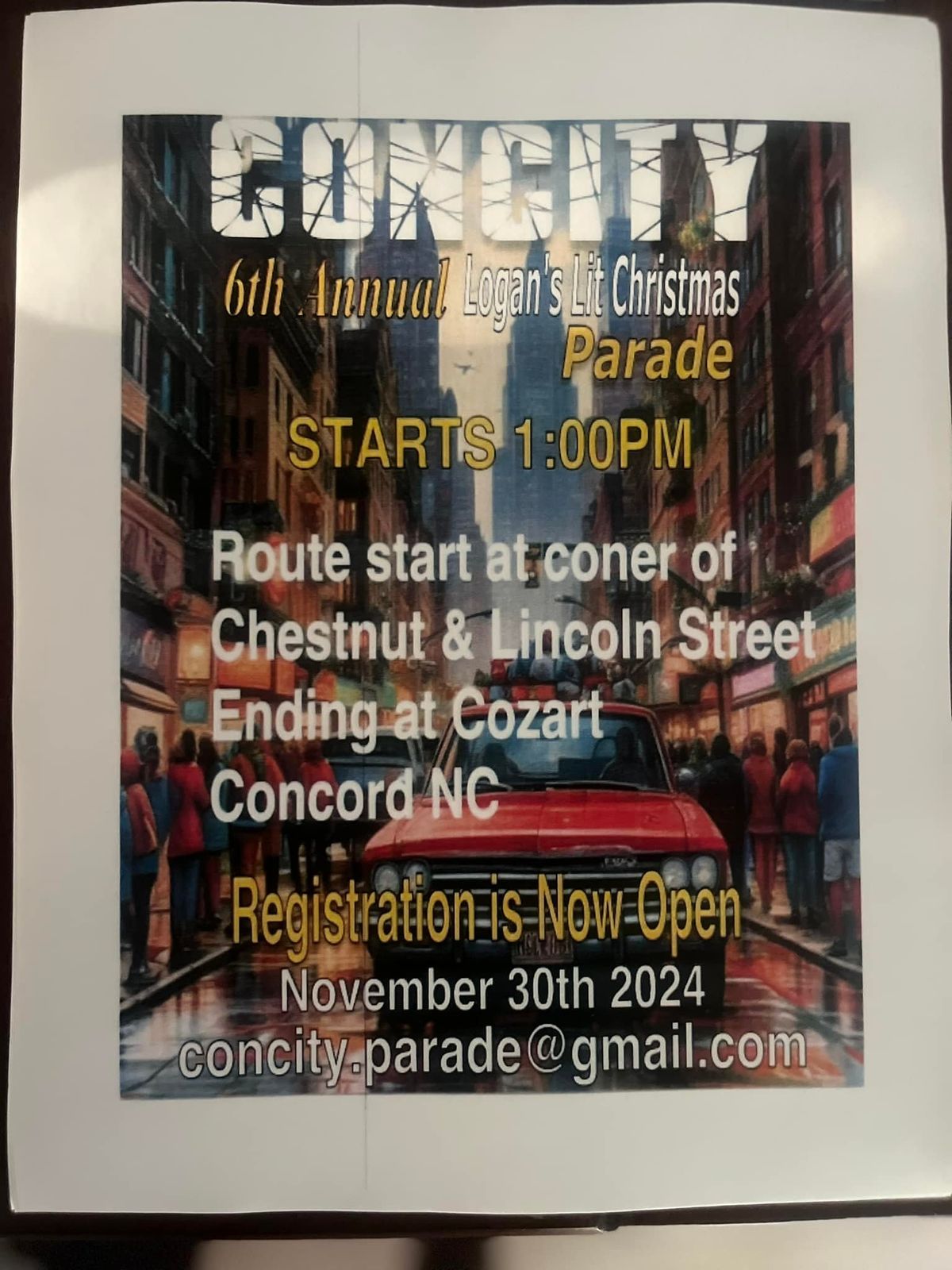 Concity 6th Annual Logan's Lit Christmas Parade