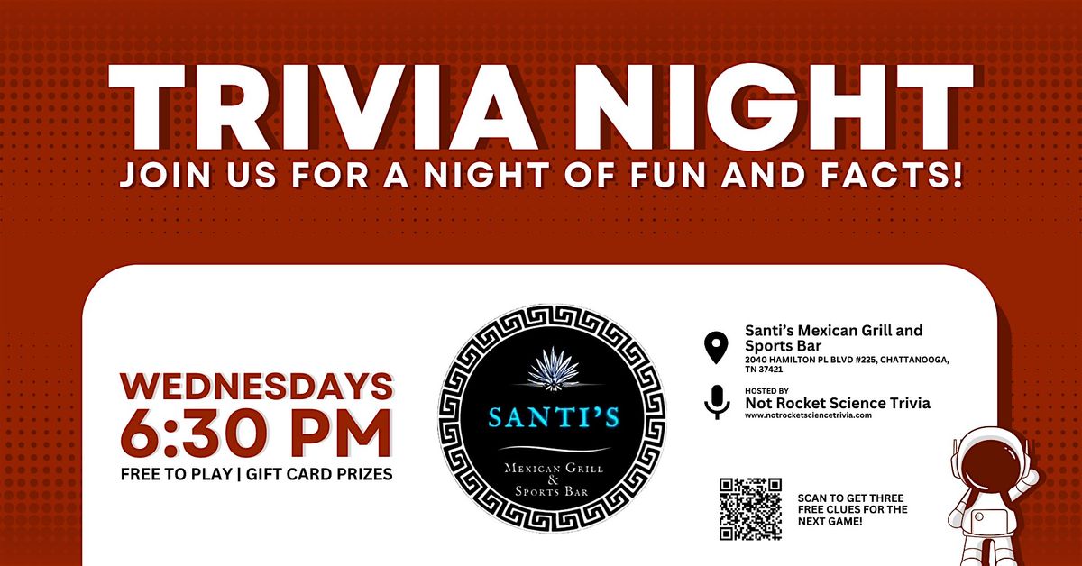 Trivia Night at Santi's Mexican Grill