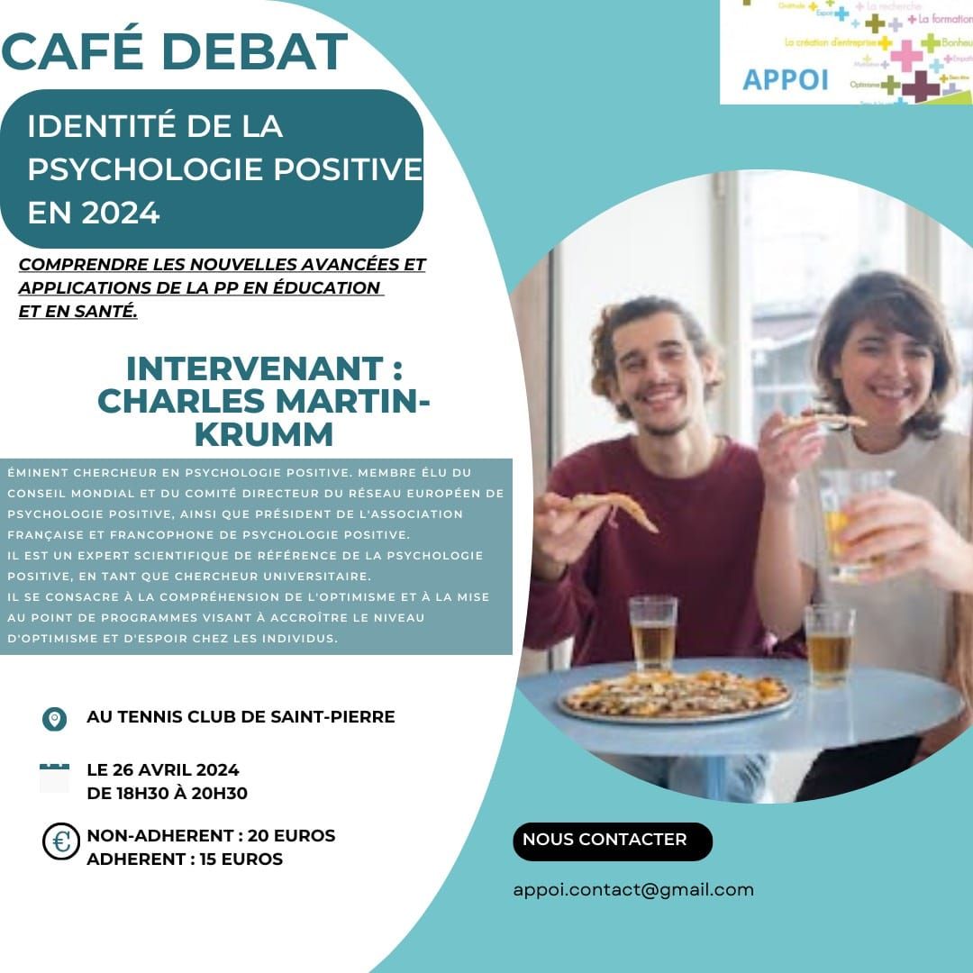 caf\u00e9 d\u00e9bat psychologie positive en 2024