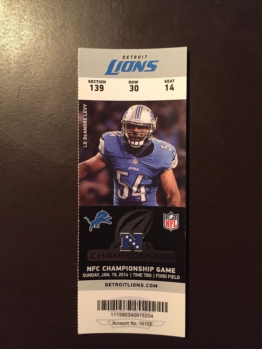 NFC Championship: TBD at Detroit Lions