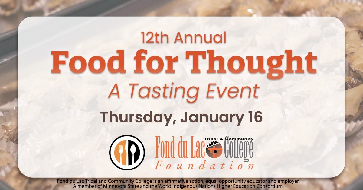 2025 Food for Thought - A Tasting Event