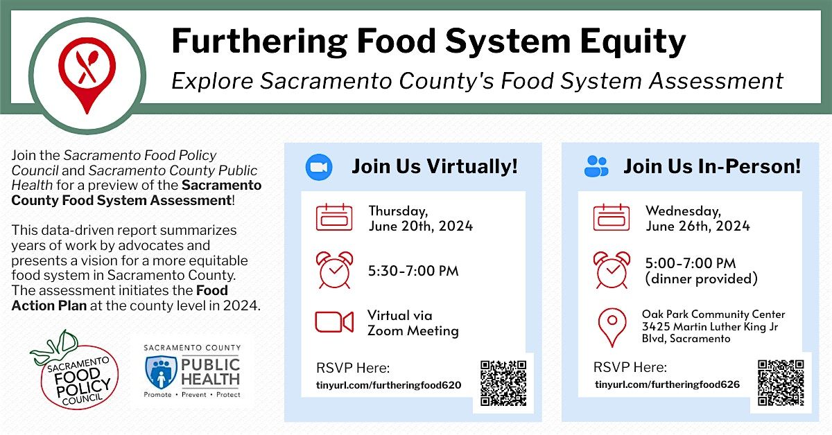 Furthering Food System Equity (In-Person)