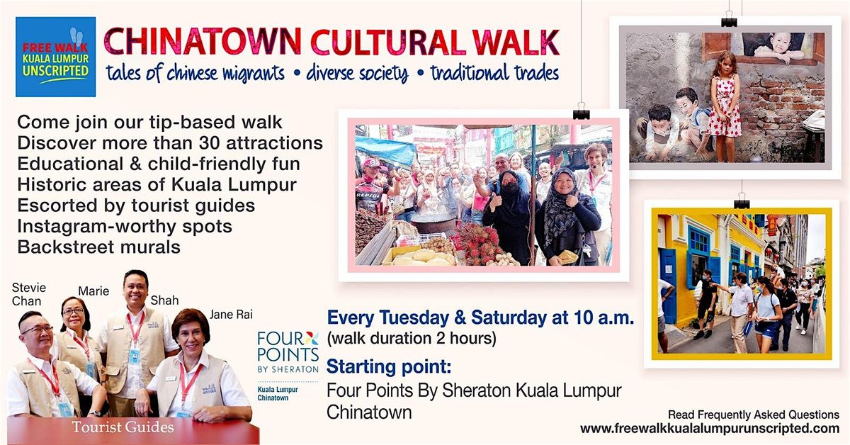 Chinatown Cultural Walk in Kuala Lumpur (tip-based)-Saturday session