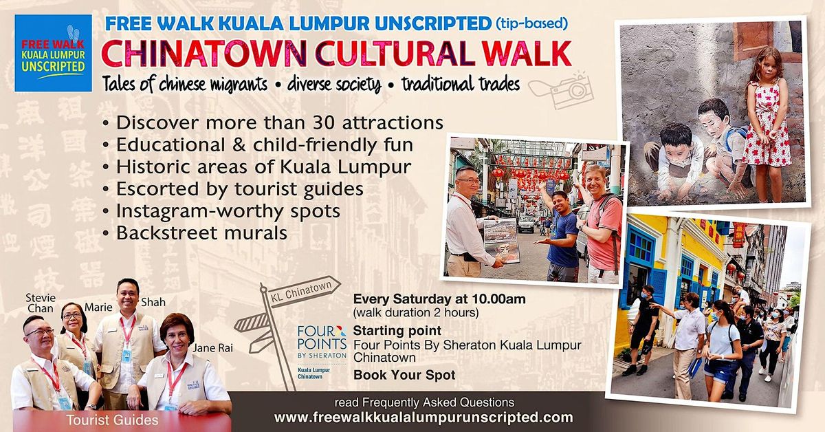 Chinatown Cultural Walk in Kuala Lumpur (tip-based)