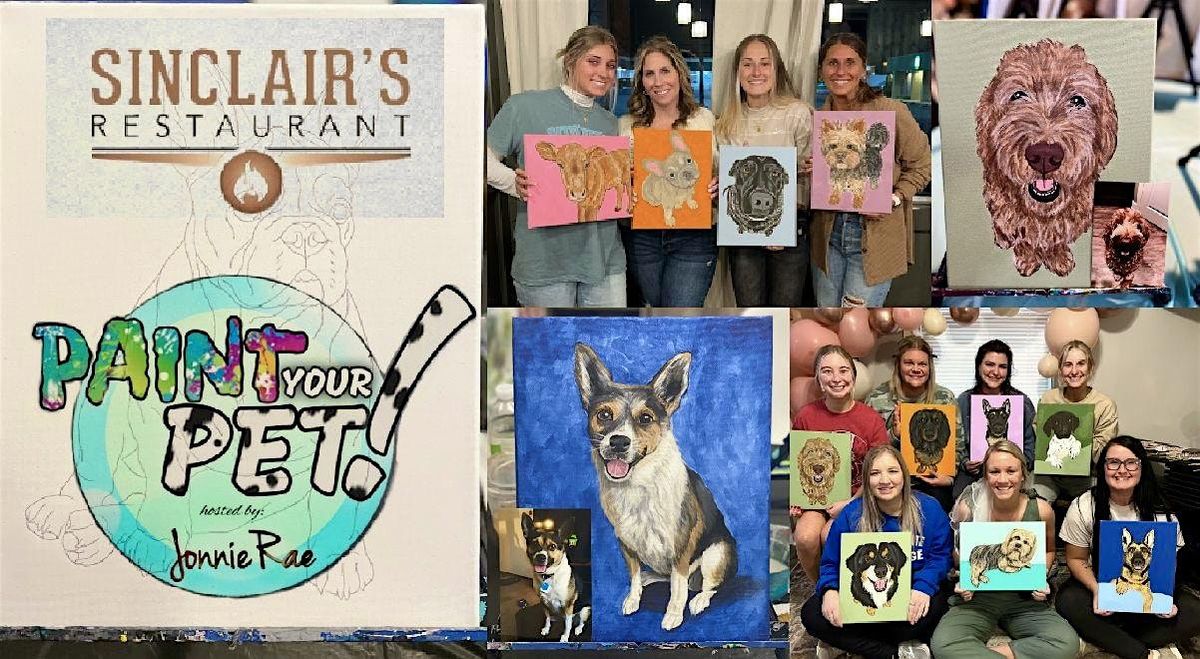 Paint Your Pet at Sinclair\u2019s Restaurant!