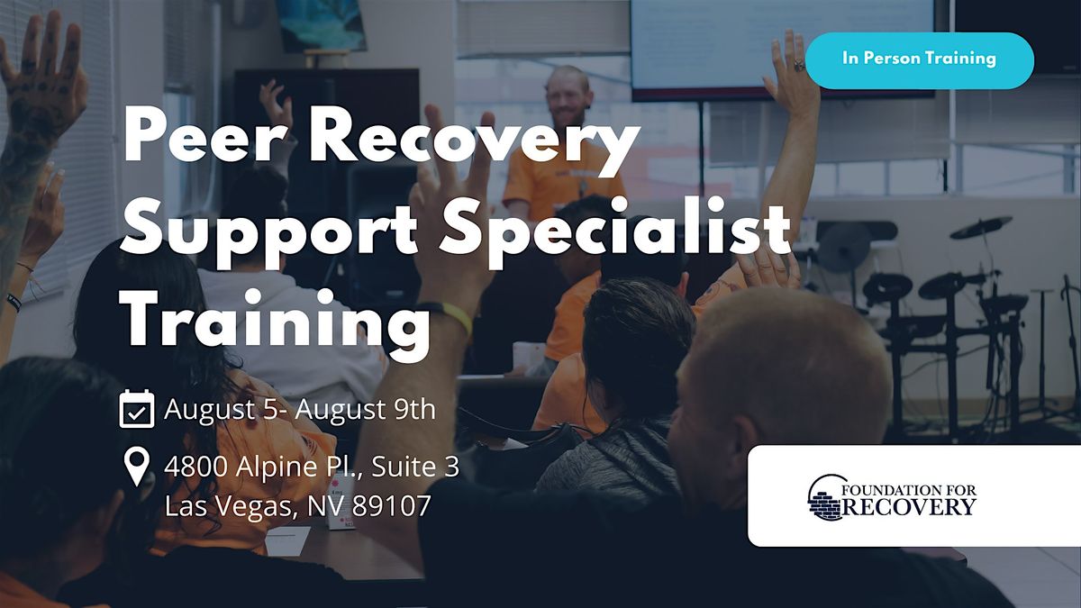 Peer Recovery Support Specialist Training