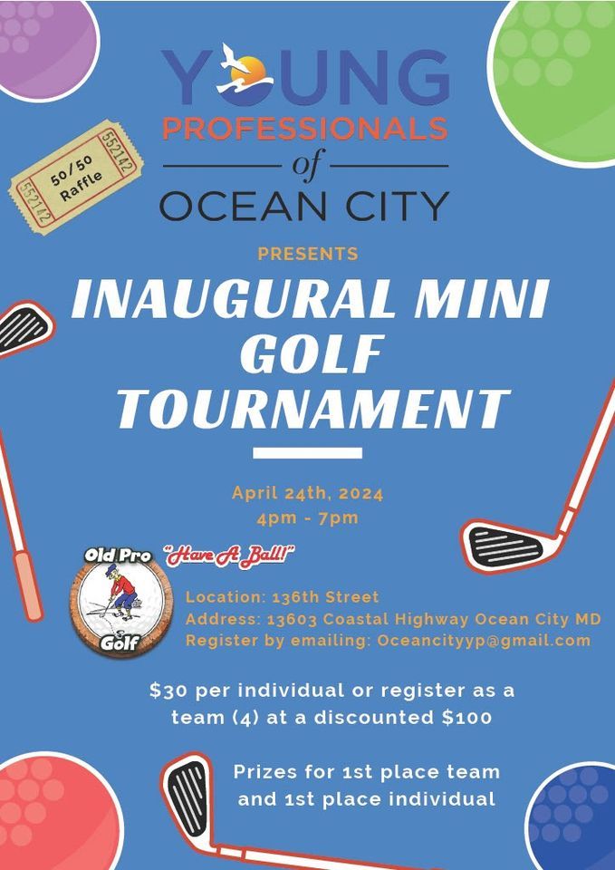 Inaugural Mini Golf Tournament