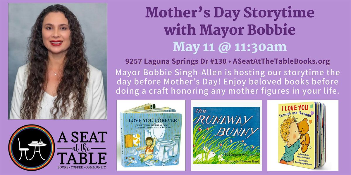 Mother's Day Storytime with Mayor Bobbie Singh-Allen