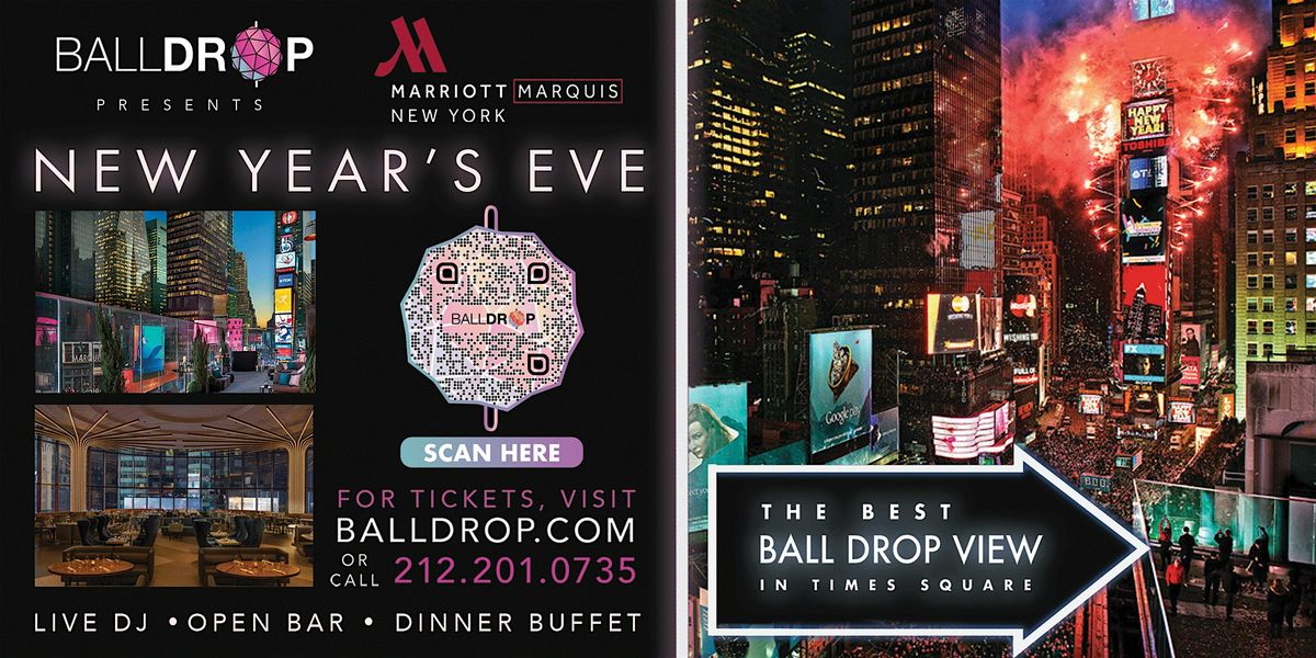 Marriott Marquis Times Square Terrace New Year's Eve