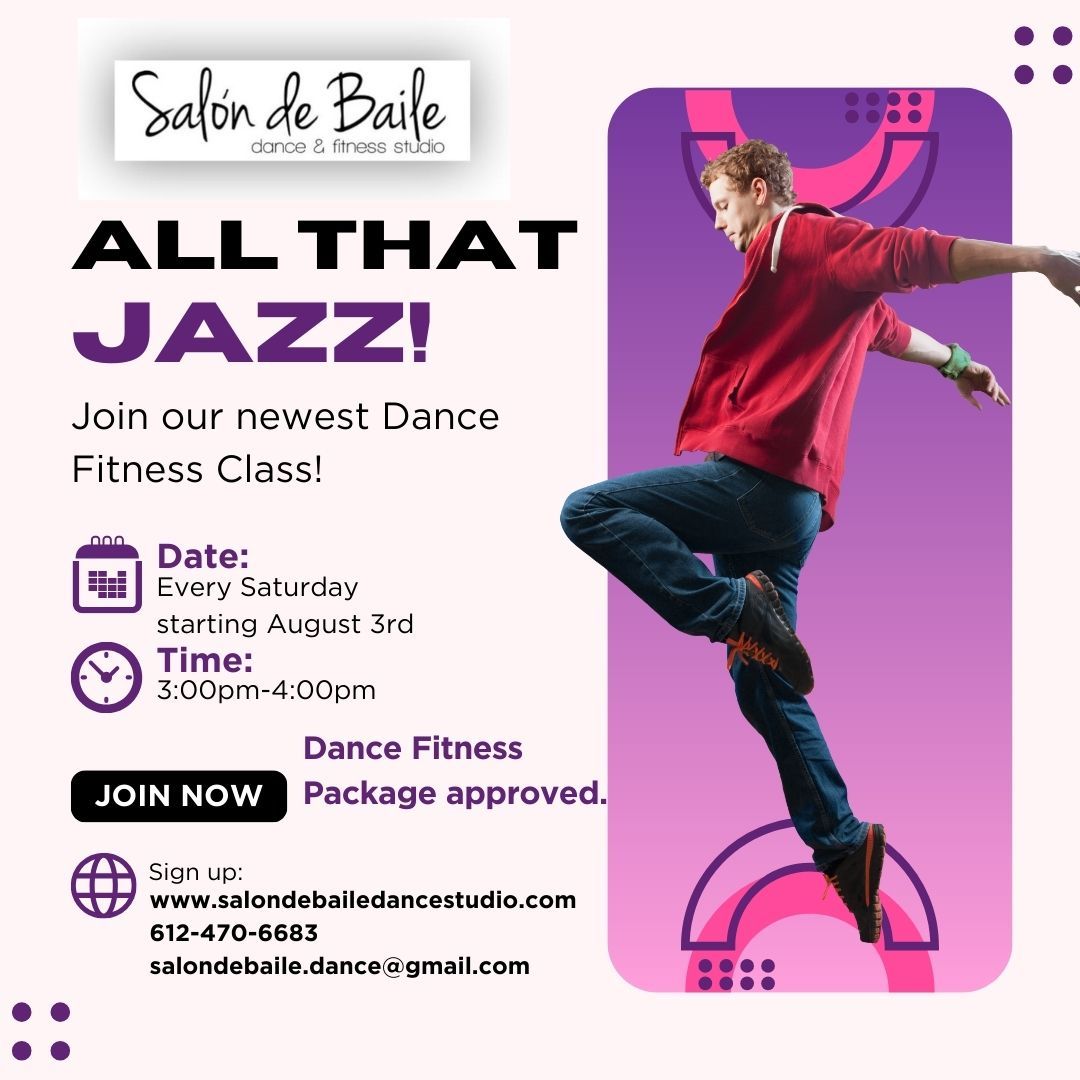 ALL THAT JAZZ: Dance Fitness Class at Salon de Baile Dance & Fitness Studio Pooler, GA