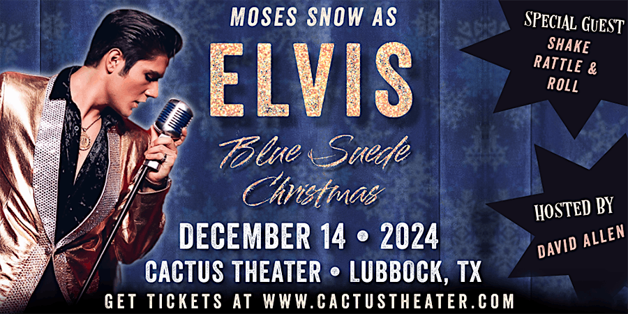 Moses Snow as Elvis: Blue Suede Christmas