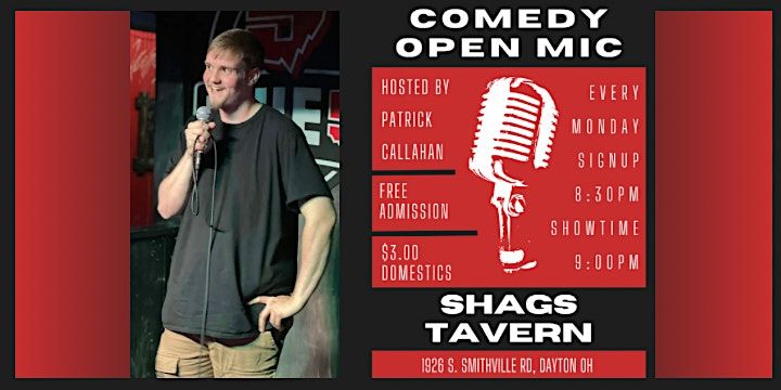 Shag\u2019s Tavern Comedy open mic