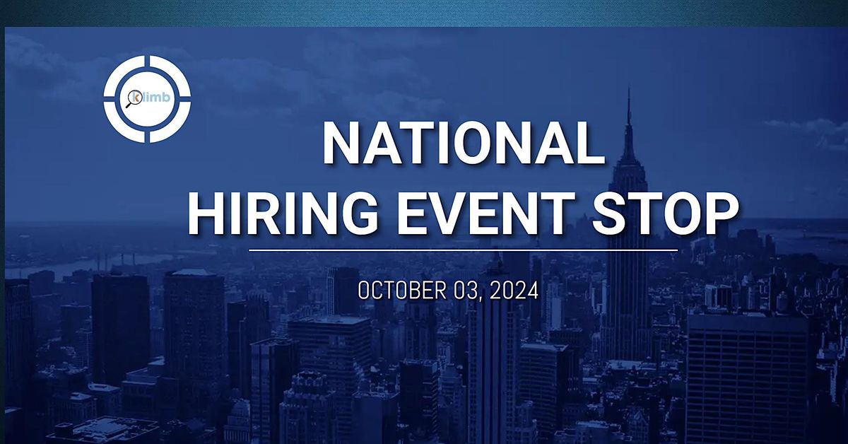 National Hiring Event-NewYork#CareerStop.