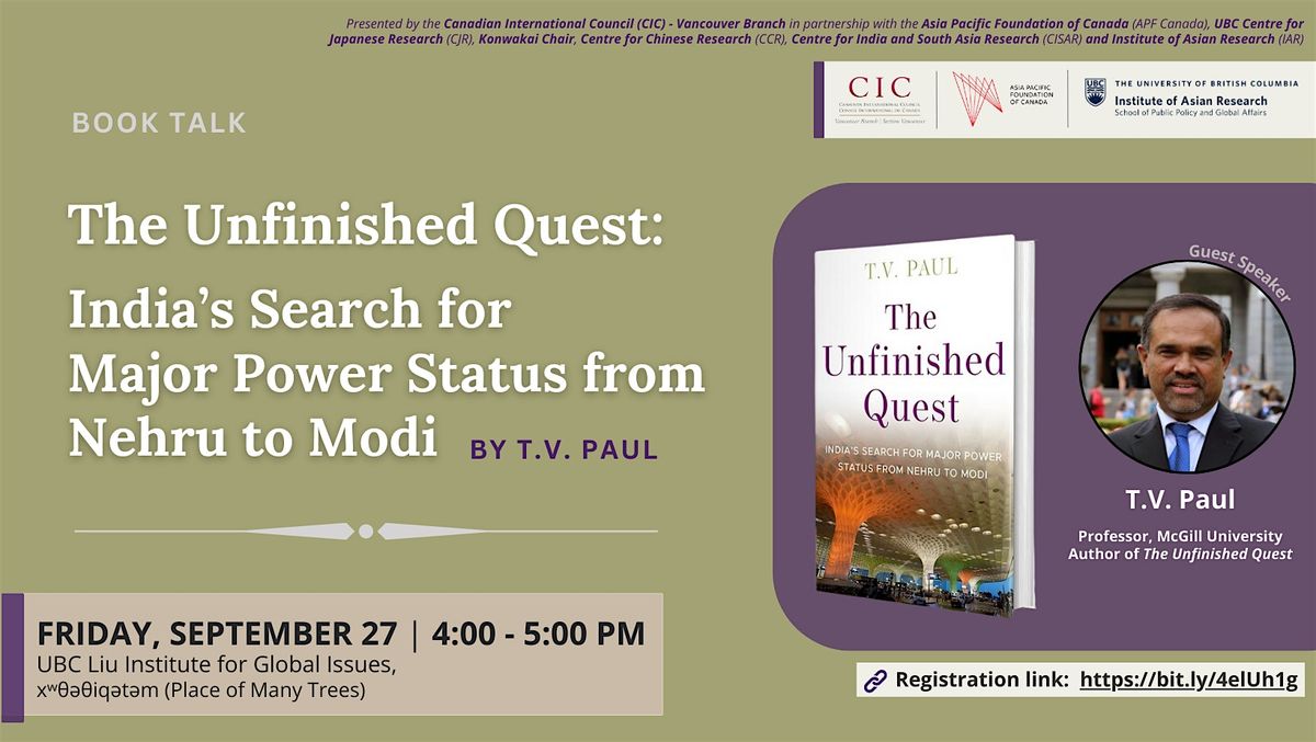 The Unfinished Quest: India's Search for Major Power Status